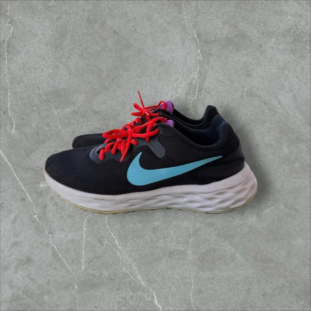 Nike Womens Revolution 6 Next Nature DC3729-011 Black Running Shoes Sneakers 8.5